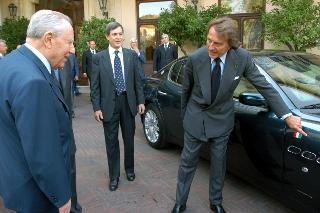 Presentazione della nuova vettura &quot;Maserati Quattroporte&quot;, Palazzo del Quirinale