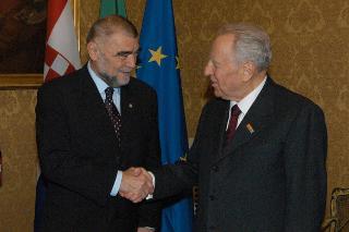 Incontro con il Sigh. Stepan Mesic, Presidente della Repubblica di Croazia, Palazzo del Quirinale