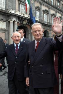 Intervento del Presidente della Repubblica a Napoli in occasione del pranzo in onore del Presidente della Repubblica del Portogallo e della Signora Sampaio, Napoli, Villa Rosebery