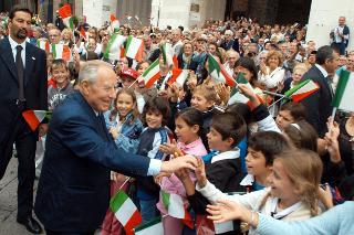 Visita del Presidente della Repubblica Carlo Azeglio Ciampi alla città di Piacenza