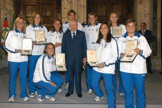 Incontro del Presidente della Repubblica con gli atleti italiani vincitori di medaglie ai XXVIII Giochi Olimpici di Atene