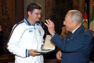 Incontro del Presidente della Repubblica con gli atleti italiani vincitori di medaglie ai XXVIII Giochi Olimpici di Atene