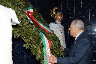 Intervento del Presidente della Repubblica, in forma privata, all'inaugurazione del restaurato Sacrario dedicato ai Caduti della Polizia di Stato, Roma, Istituto Superiore della Polizia di Stato