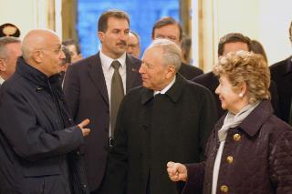 Visita del Presidente Ciampi a Milano, al termine dei lavori al Teatro alla Scala