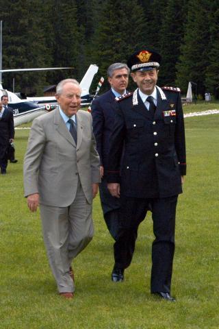 Vacanze del Presidente della Repubblica Ciampi a Selva di Val Gardena