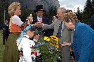Vacanze del Presidente della Repubblica Ciampi a Selva di Val Gardena