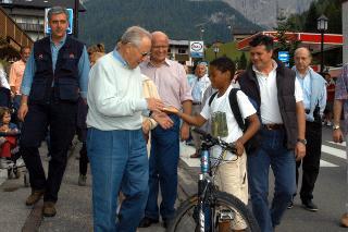 Vacanze del Presidente della Repubblica Ciampi a Selva di Val Gardena
