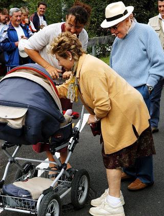 Vacanze del Presidente della Repubblica Ciampi a Selva di Val Gardena