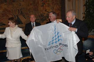 Incontro con una delegazione del Comitato promotore dei XX Giochi Olimpici Invernali Torino 2006