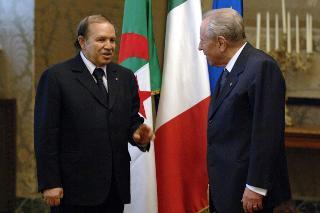 Incontro del Presidente della Repubblica Ciampi con il Presidente della Repubblica Democratica e Popolare  Algerina, Signor Abdelaziz Bouteflika