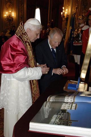 Visita ufficiale di Sua Santità Benedetto XVI al Quirinale