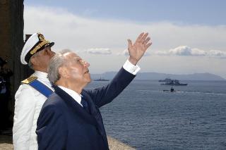 Intervento del Presidente della Repubblica, in forma ufficiale, alla Festa della Marina, Napoli