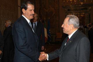 Incontro con il Presidente degli Stati Uniti Messicani, Signor Vicente Fox Quesada