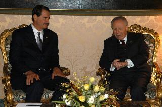 Incontro con il Presidente degli Stati Uniti Messicani, Signor Vicente Fox Quesada
