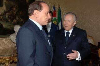 Conferimento all'On. Silvio Berlusconi dell'incarico di formare il nuovo Governo, Palazzo del Quirinale