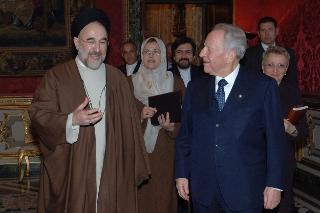 Incontro del Presidente della Repubblica con il Presidente della Repubblica Islamica dell'Iran, Sig. Mohammad Khatami