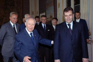Incontro con il Sig. Vojislav Kostunica, Primo Ministro di Serbia, Palazzo del Quirinale