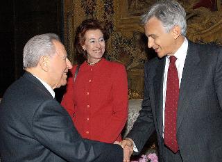 Incontro del Presidente della Repubblica con una delegazione di Scienziati italiani aderenti al Gruppo 2003 per la Ricerca
