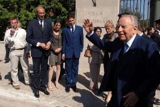 Intervento del Presidente della Repubblica alla cerimonia inaugurale della restaurata Villa Gregoriana, Tivoli