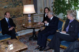 Incontro con S.E. Sig. Traian Basescu, Presidente della Repubblica di Romania, Palazzo del Quirinale
