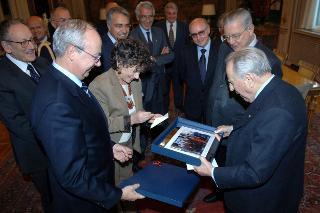 Compleanno del Presidente della Repubblica Ciampi - Auguri da parte dei Consiglieri, Palazzo del Quirinale