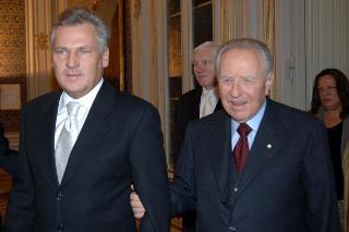 Incontro con il Presidente uscente della Repubblica di Polonia, Signor Alexander Kwasniewski