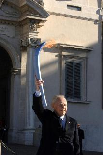 Cerimonia ufficiale di inizio del viaggio della Fiamma Olimpica in Italia