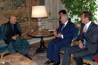 Incontro con il Presidente dell'Afghanistan, Sig. Hamid Karzai, Palazzo del Quirinale