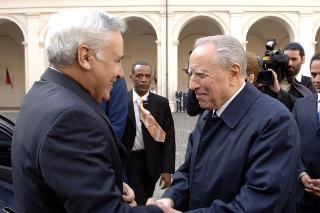 Visita di Stato del Presidente dello Stato di Israele S.E. Sig. Moshe Katsav, accompagnato dalla moglie