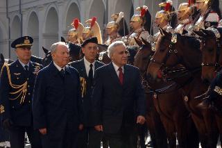 Visita di Stato del Presidente dello Stato di Israele S.E. Sig. Moshe Katsav, accompagnato dalla moglie