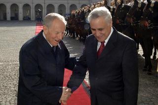 Visita di Stato del Presidente dello Stato di Israele S.E. Sig. Moshe Katsav, accompagnato dalla moglie
