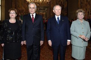 Visita di Stato del Presidente dello Stato di Israele S.E. Sig. Moshe Katsav, accompagnato dalla moglie