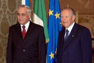 Visita di Stato del Presidente dello Stato di Israele S.E. Sig. Moshe Katsav, accompagnato dalla moglie