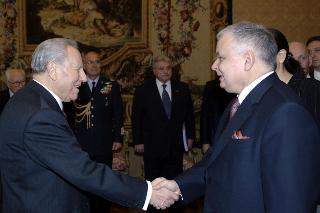 Incontro con il Presidente della Repubblica di Polonia, Signor Lech  Kaczynski