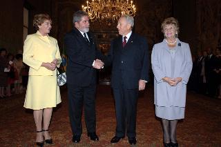 Visita ufficiale del Presidente della Repubblica Federativa del Brasile, S.E. il Signor Luiz Inàcio Lula da Silva