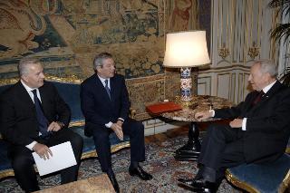 Incontro con il Prof. Pietro Lunardi, Ministro delle Infrastrutture e Trasporti, Palazzo del Quirinale