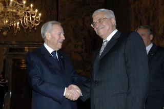 Incontro con il Presidente dell'Autorità Nazionale Palestinese, S.E. il Signor Abu Mazen