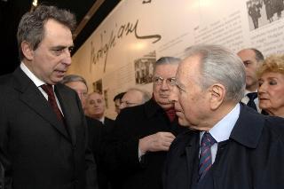 Visita del Presidente della Repubblica alla Mostra &quot;Modigliani&quot;, Roma, Complesso del Vittoriano
