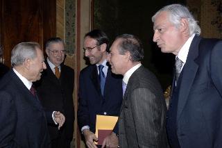 Incontro con l'On. Riccardo Nencini, Presidente del Consiglio Regionale della Toscana, Palazzo del Quirinale