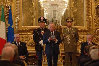 Cerimonia di consegna delle decorazioni dell'Ordine Militare d'Italia conferite nell'anno 2005, nella ricorrenza del Giorno dell'Unità Nazionale e Festa delle Forze Armate