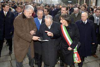 Visita del Presidente della Repubblica Carlo Azeglio Ciampi alla città di Pavia