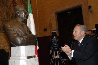 Intervento del Presidente della Repubblica alla presentazione del volume: "Sandro Pertini. Discorsi Parlamentari 1945-1976", Roma, Palazzo Montecitorio, Sala della Lupa