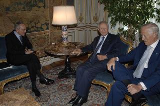 Incontro con l'Ambasciatore Paolo Pucci di Benisichi, nuovo Segretario Generale del Ministero degli Affari Esteri, Palazzo del Quirinale