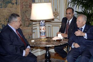 Incontro con il Sig. Jalal Talabani, Presidente della Repubblica dell'Iraq, Palazzo del Quirinale