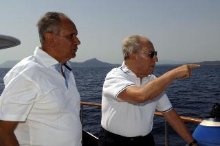 Vacanze del Presidente della Repubblica Ciampi a La Maddalena