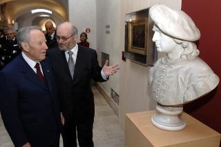 Visita in anteprima del Presidente della Repubblica alla Mostra su &quot;Antonello da Messina&quot;, Roma, Scuderie del Quirinale