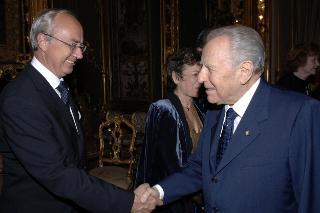 Cena con i più stretti collaboratori al termine del settennato, Palazzo del Quirinale