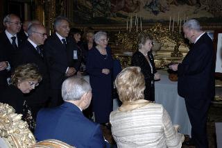 Cena con i più stretti collaboratori al termine del settennato, Palazzo del Quirinale