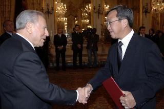 Presentazione delle Lettere Credenziali da parte di nuovi Ambasciatori residenti all'estero