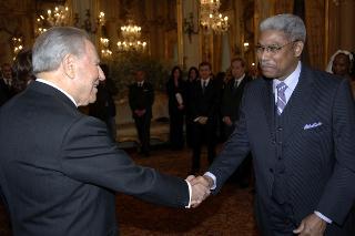 Presentazione delle Lettere Credenziali da parte di nuovi Ambasciatori residenti all'estero